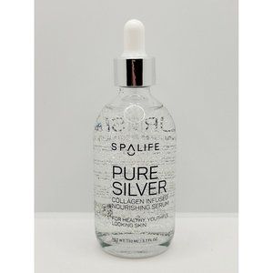 Spa Life Pure Silver Collagen Infused Nourishing Serum 3.7 fl oz New
